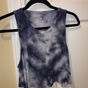 AEO Tie Dye Cropped Tank